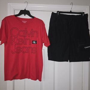 Calvin Klein Black Athletic Men's Shorts